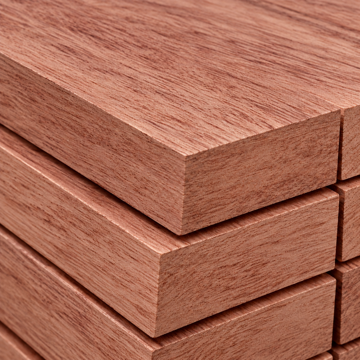 Illustrative Meranti timber boards
