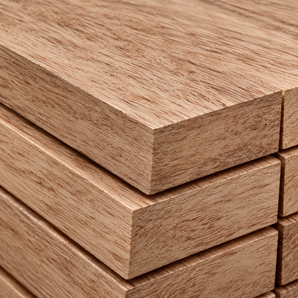 Meranti timber material
